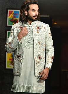 Jacket Over Kurta
